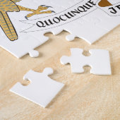 man embleem legpuzzel (Zijkant)