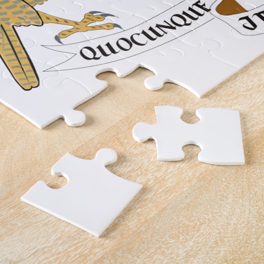 man embleem legpuzzel (Zijkant)