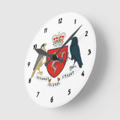 man embleem ronde klok (Hoek)