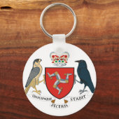 man embleem sleutelhanger (Voorkant)