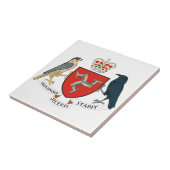 man embleem tegeltje (Zijkant)