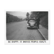 Man en  Automobiel Gelukkig