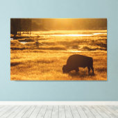 Man en beest canvas afdruk (Insitu (Houten vloer))