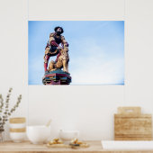 Man en beest poster (Keuken)