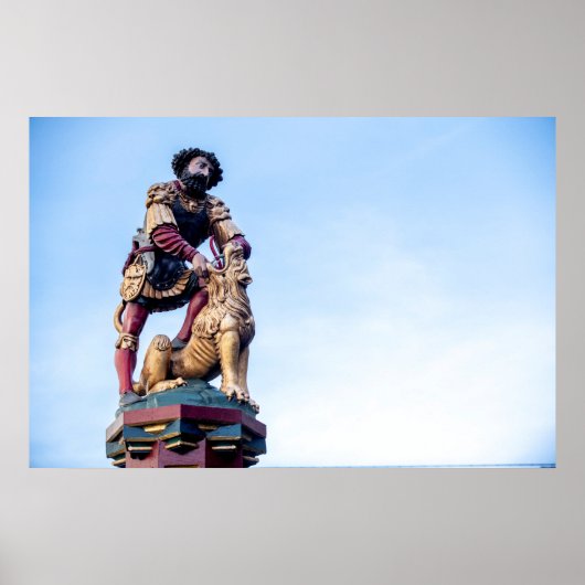 Man en beest poster (Voorkant)