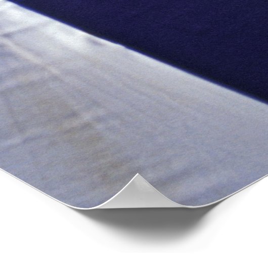 Man- en beukenparaplu, Santorini (Griekenland) Poster (Hoek)