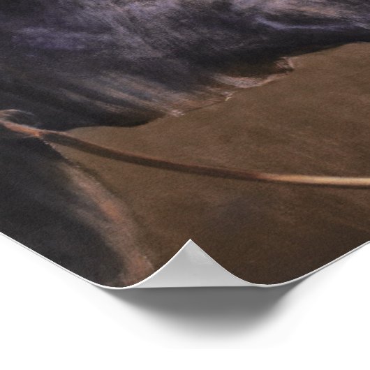 Man en Bull Poster (Hoek)