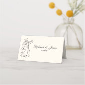 Man- en damesdanseringskaartje Plaats kaartenvoorr Plaatskaartje (Voorkant)