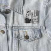 Man- en damesvernissen vierkante button 5,1 cm (In situ)