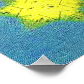 Man en de maan poster (Hoek)