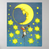 Man en de maan poster (Voorkant)