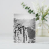 Man en Donkey in Grand Canyon Briefkaart (Staand voorkant)