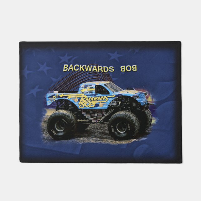 Man en een Mat van de vrachtwagen van een jongen (Voorkant)