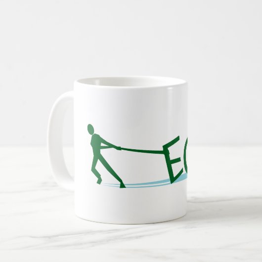 Man en Ego Koffie Mok (Voorkant links)