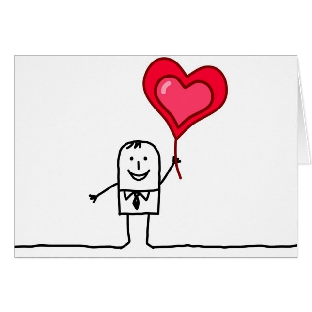 Man en hart (Voorkant Horizontaal)