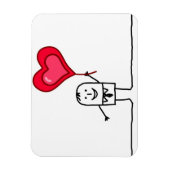 Man en hart magneet (Verticaal)