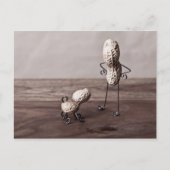 Man en hond briefkaart (Voorkant)