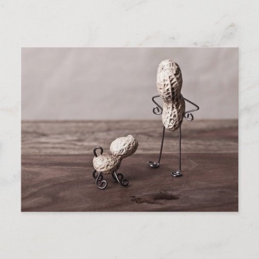 Man en hond briefkaart (Voorkant)