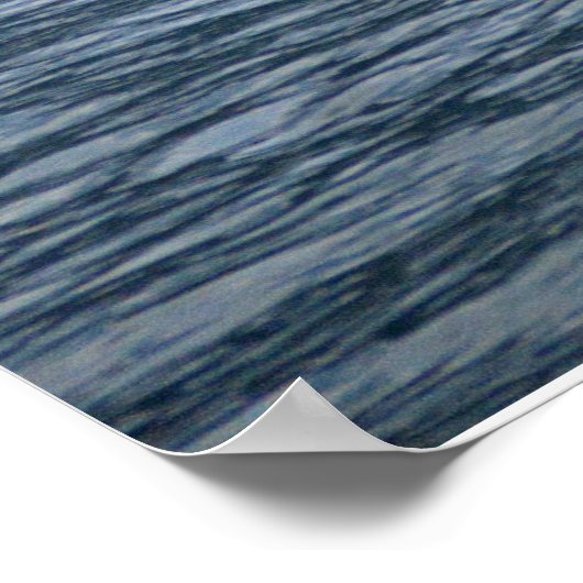 Man en hond op het bord van de Hanalei Bay Poster (Hoek)