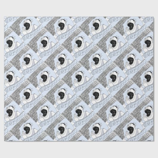 MAN EN KAMPEN CADEAUPAPIER (Vlak)