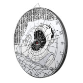 MAN EN KAMPEN DARTBORD (Voorkant Rechts)