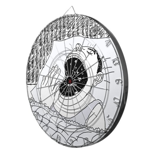 MAN EN KAMPEN DARTBORD (Voorkant Rechts)