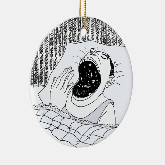 MAN EN KAMPEN KERAMISCH ORNAMENT (Rechts)