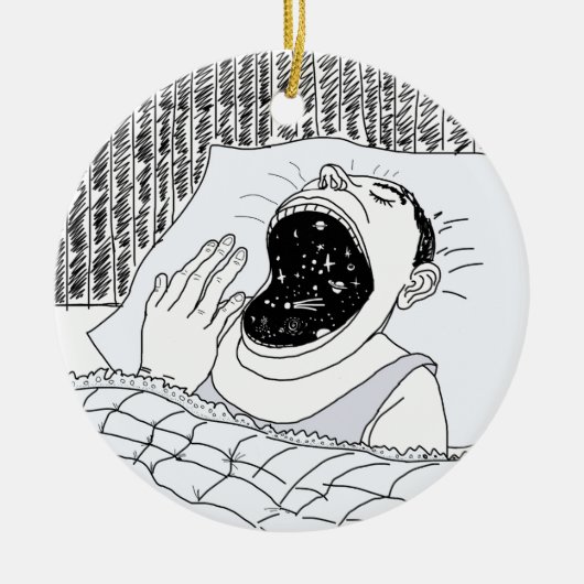 MAN EN KAMPEN KERAMISCH ORNAMENT (Voorkant)