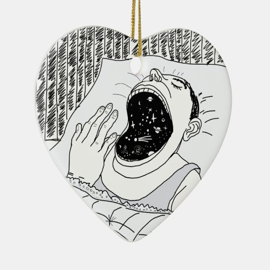 MAN EN KAMPEN KERAMISCH ORNAMENT (Rechts)