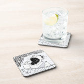 MAN EN KAMPEN ONDERZETTER (Rechterzijde)