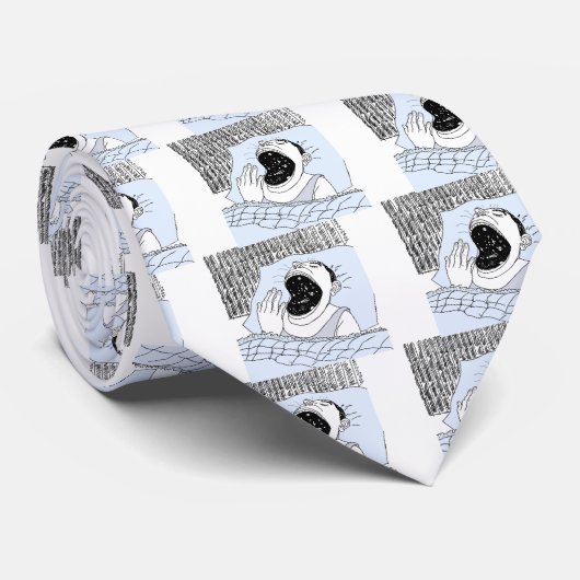 MAN EN KAMPEN STROPDAS (Opgerold)