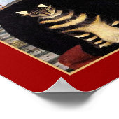 Man en kat van Henri Rousseau Poster (Hoek)