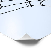 man en kosmos foto afdruk (Hoek)