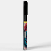 Man en leeuw's levendige band in natuur Case-Mate iPhone case (Achterkant / Rechts)