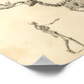 Man en losse Vintage Poster (Hoek)