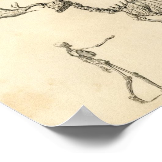 Man en losse Vintage Poster (Hoek)