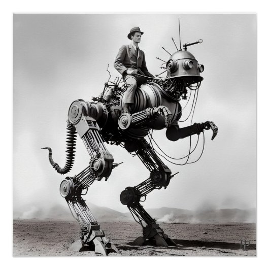 Man en machine perfect poster (Voorkant)