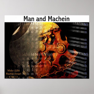 Man en machines poster