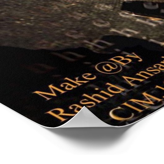 Man en machines poster (Hoek)