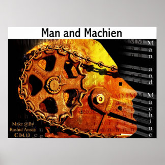 Man en machines poster
