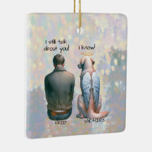 Man en Mannelijke Hond Memorial