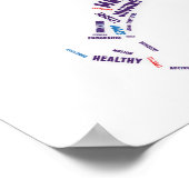 Man en meisje lopen poster (Hoek)