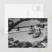 Man- en padfietsen briefkaart (Voorkant / Achterkant)