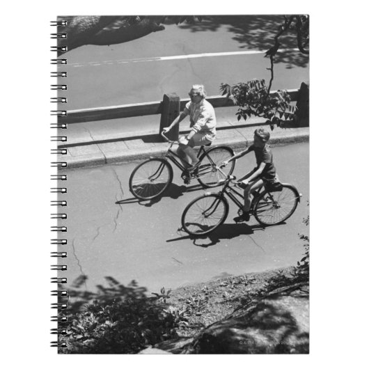 Man- en padfietsen notitieboek (Voorkant)