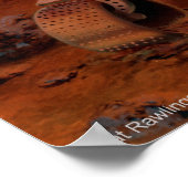 Man en Sojourner ontmoeten op Mars Poster (Hoek)