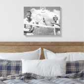 Man- en speeltennis canvas afdruk (Insitu (Slaapkamer))