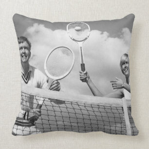 Man- en speeltennis kussen