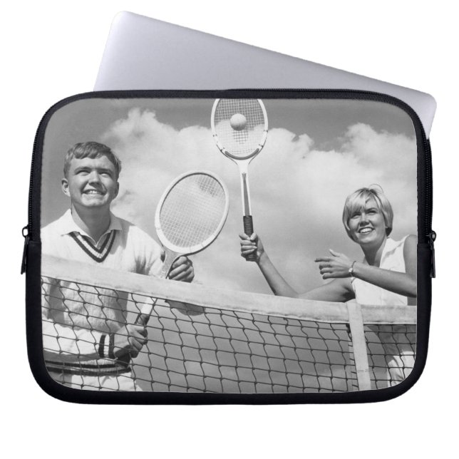 Man- en speeltennis laptop sleeve (Voorkant)