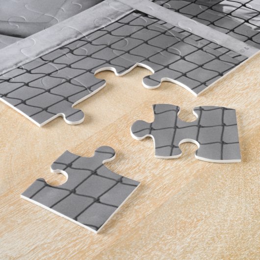 Man- en speeltennis legpuzzel (Zijkant)