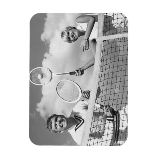 Man- en speeltennis magneet (Verticaal)